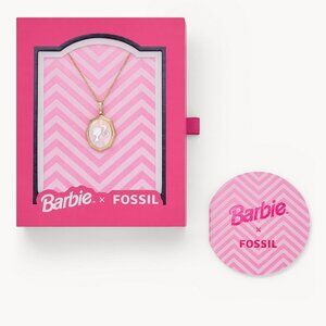 Barbie x Fossil Limited Edition Gold-Tone Stainless Steel Chain Necklace